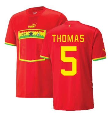 Ghana Thomas Partey #5 Bortedrakt VM 2022 Kortermet